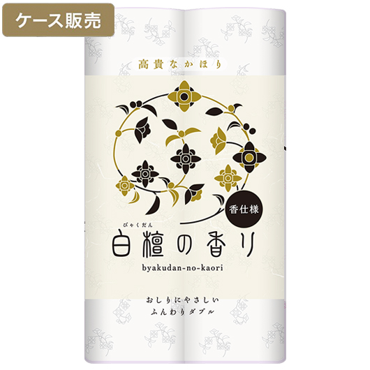 【ケース販売】四国特紙　白檀の香り 12ロール　×8パック