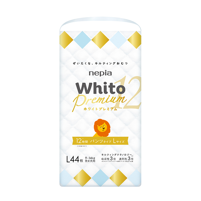 ネピア Whito Premium パンツ Lサイズ 12時間タイプ 44枚